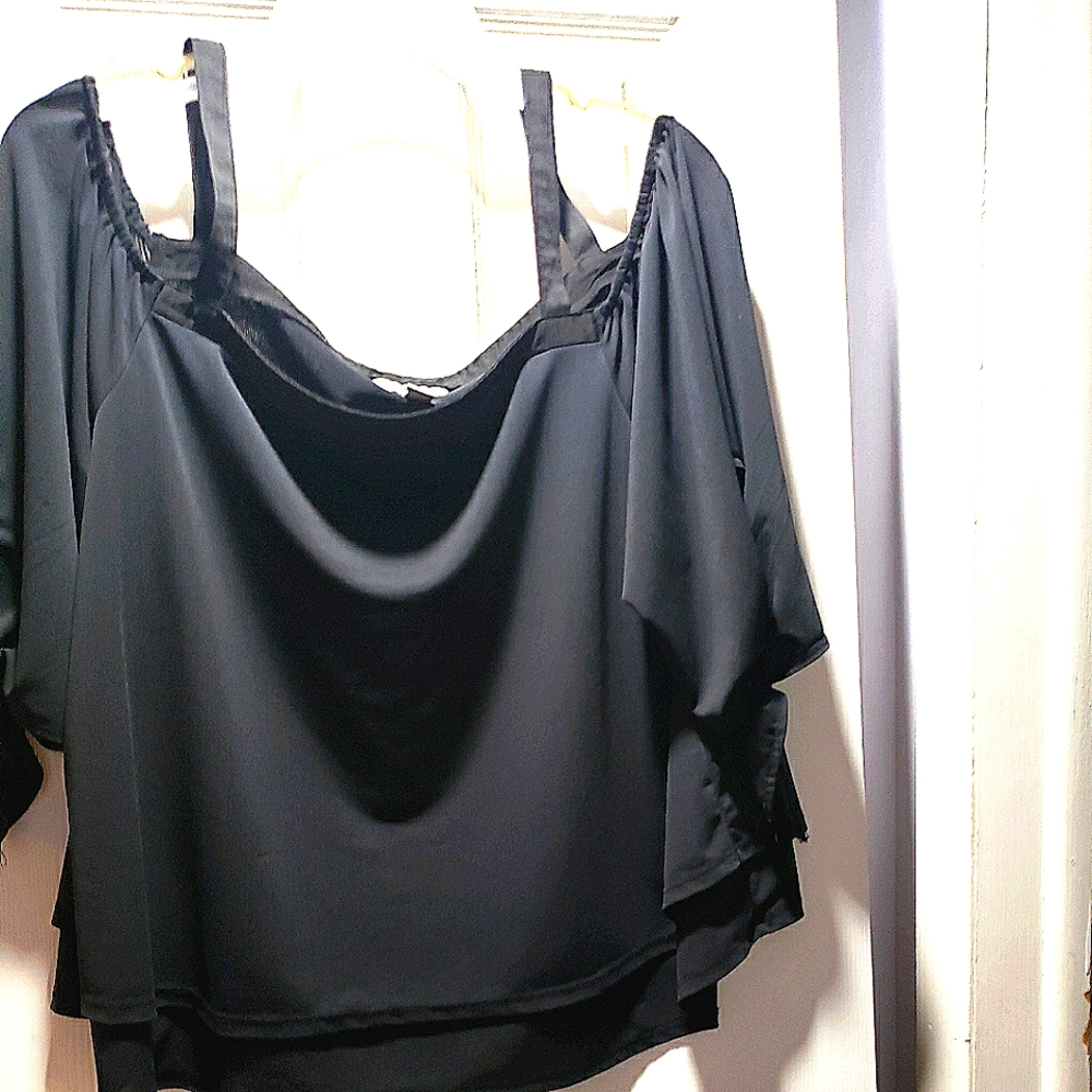 Open shoulder blouse